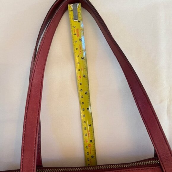 FOSSIL | Sydney Zip Top Leather Tote Shoulder Bag - Picture 14 of 16